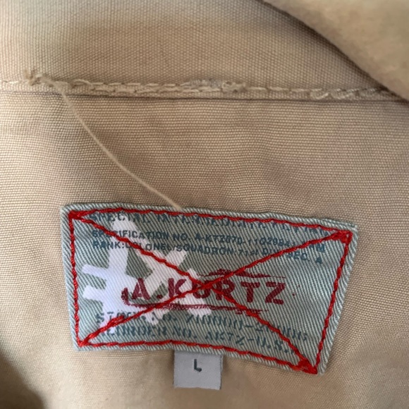 A. Kurtz Military Tan Field Jacket - Picture 7 of 7